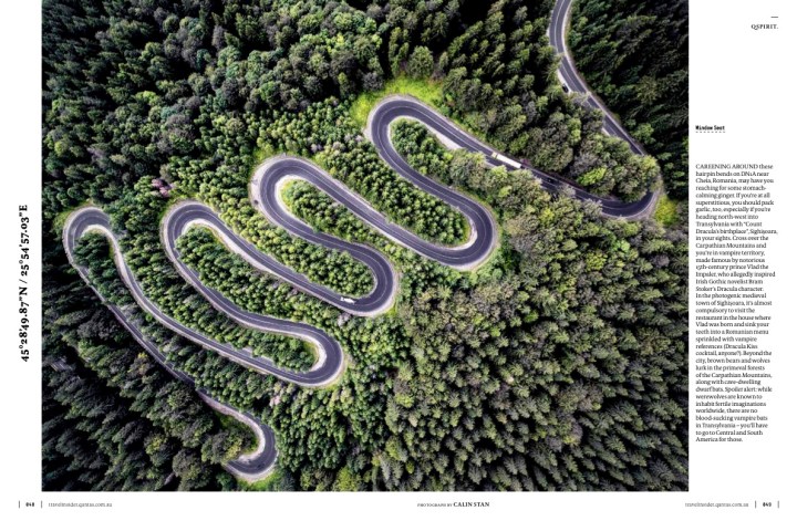 Window Seat photo prompt: Dracula’s Romania