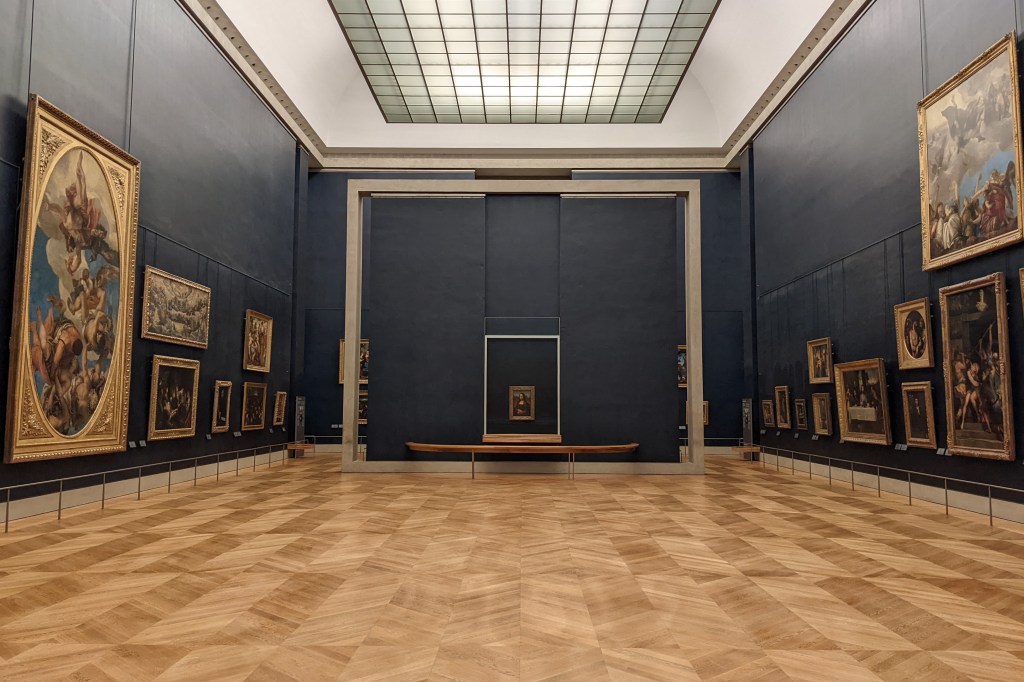 The Mona Lisa of your dreams – without the crowds on a Tuesday, when the Louvre in Paris is closed